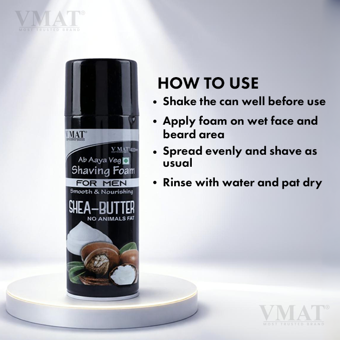 VMAT Shaving Foam Shea Butter